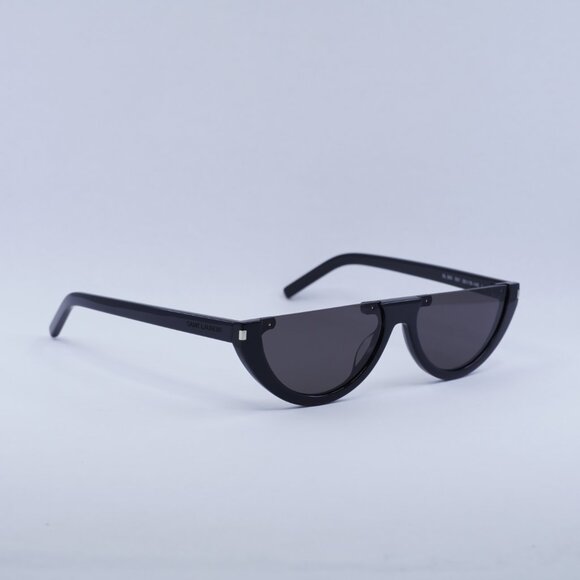 💯 NEW SAINT LAURENT SL563 001 BLACK SUNGLASSES - Picture 9 of 13